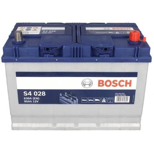 Автомобільний акумулятор Bosch S4 J (0092S40280) 6СТ- 95 R+(S4 028)