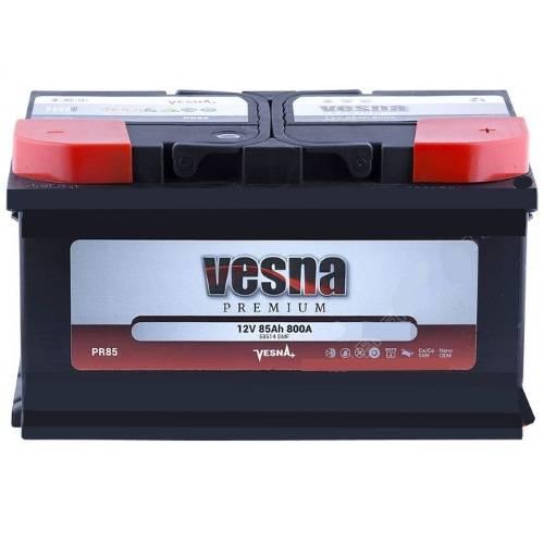 Акумулятор для автомобіля Vesna Premium 6СТ-85R+