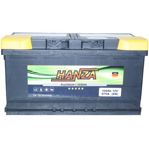 Авто акумулятор Hanza Platinum 6СТ-100R+