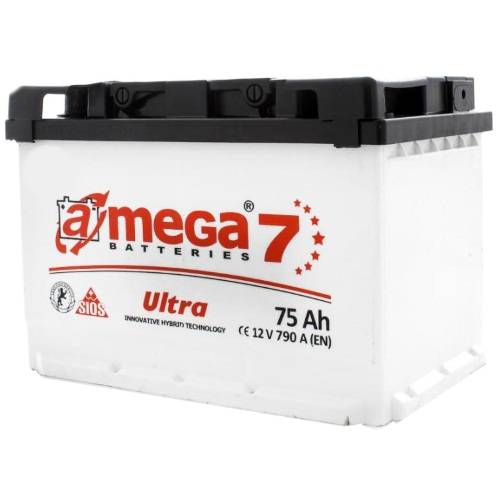 Авто акумулятор A-mega Ultra 6СТ-75 L+