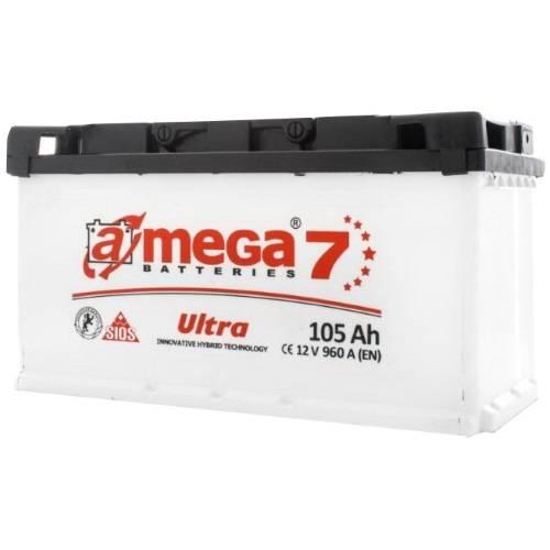 Авто акумулятор A-mega Ultra 6СТ-105 R+