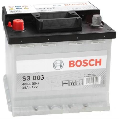 Автомобільний акумулятор Bosch S3 (0092S30030) 6СТ- 45 L+(S3 003)
