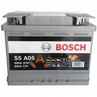 Автомобільний акумулятор Bosch AGM (0092S5A050) 6СТ-60 R+(S5A05)