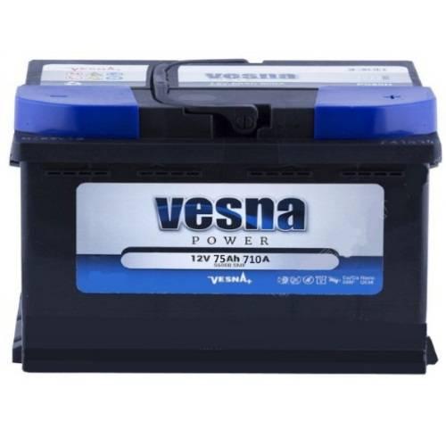Акумулятор для автомобіля Vesna Power 6СТ-75R+