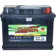 Авто акумулятор Hanza Gold 6СТ-60R+
