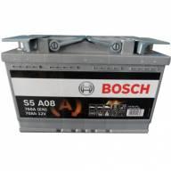 Автомобільний акумулятор Bosch AGM (0092S5A080) 6СТ- 70 R+(S5A08)
