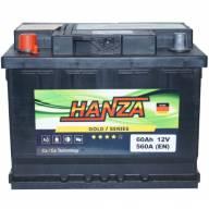 Авто акумулятор Hanza Gold 6СТ-60L+