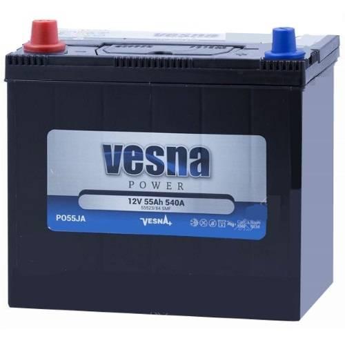 Акумулятор для автомобіля Vesna Power 6СТ-55L+ J