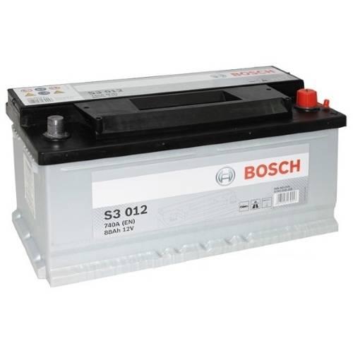Автомобільний акумулятор Bosch S3 (0092S30120) 6СТ-88 R+(S3 012)