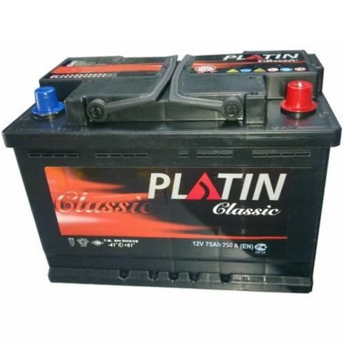 Авто акумулятор Platin Classic 6СТ-75 R+(5752011)