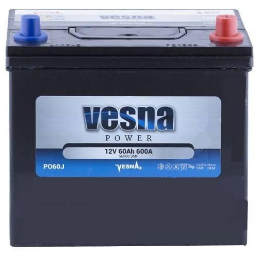 Акумулятор для автомобіля Vesna Power 6СТ-60R+ J
