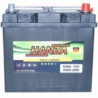 Авто акумулятор Hanza Gold 6СТ-65R+ J