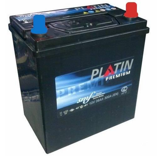 Необслуговуваний акумулятор Platin Premium 6СТ-36 R+(5362023)J