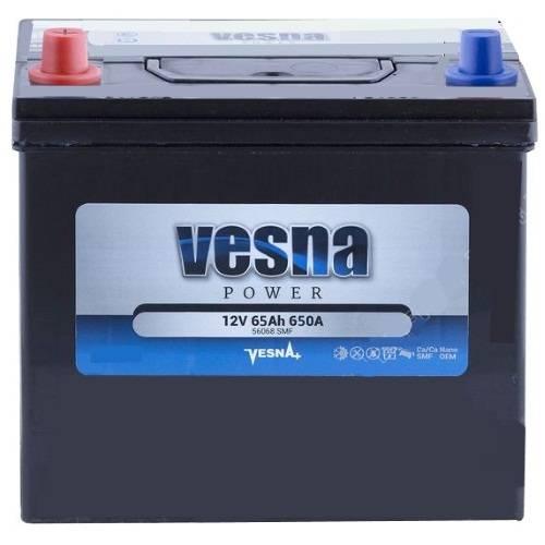 Акумулятор для автомобіля Vesna Power 6СТ-65L+ J